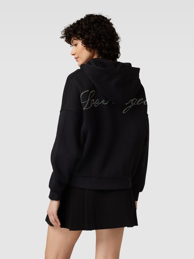 Guess Sweatjacke mit Label-Detail Black 5