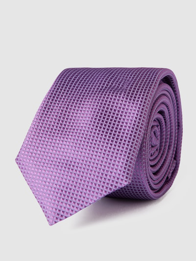 BOSS Krawatte mit feinem Strukturmuster Purple 2