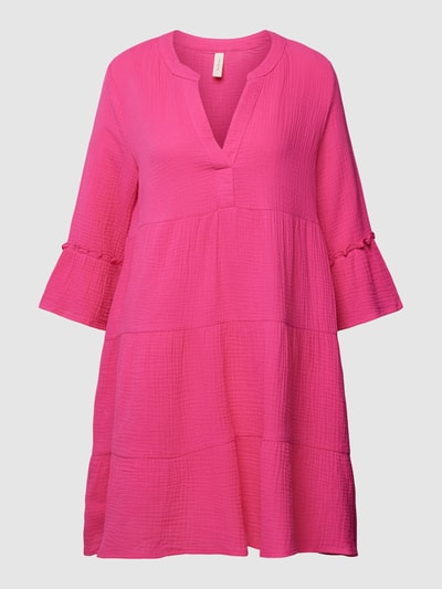 Only Minikleid aus Baumwolle Modell 'THYRA' Pink 2
