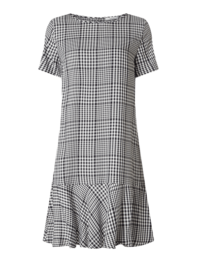 OPUS Kleid mit Vichy-Karo  Marine 2