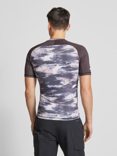 EA7 Emporio Armani T-Shirt mit Label-Print Modell 'VIGOR' Mittelgrau 5