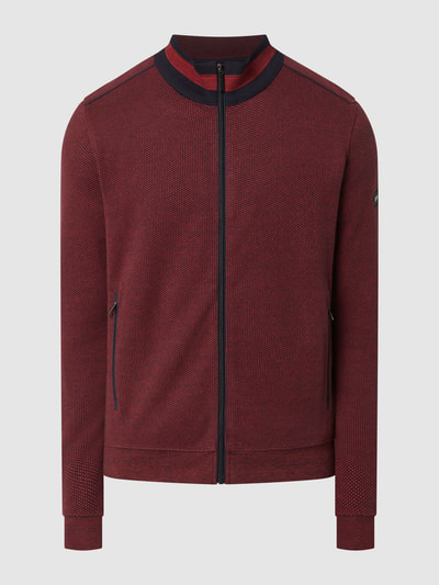 bugatti Sweatjacke mit Stehkragen Bordeaux 2