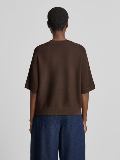 MSCH Copenhagen Relaxed Fit Pullover aus Viskose-Mix Modell 'Thamira' Mittelbraun 5