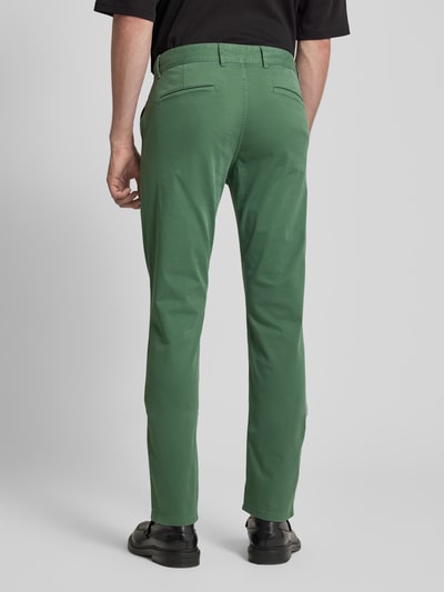 BOSS Orange Slim fit chino met steekzakken Olijfgroen - 5