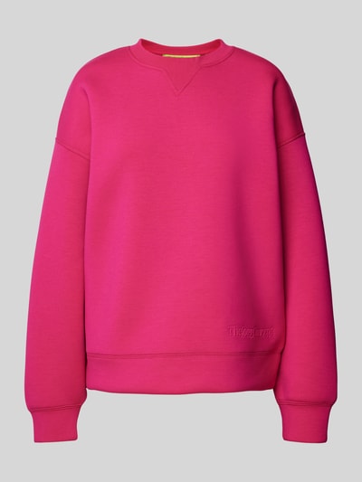 TheJoggConcept Sweatshirt mit überschnittenen Schultern Modell 'RAYA' Pink 1