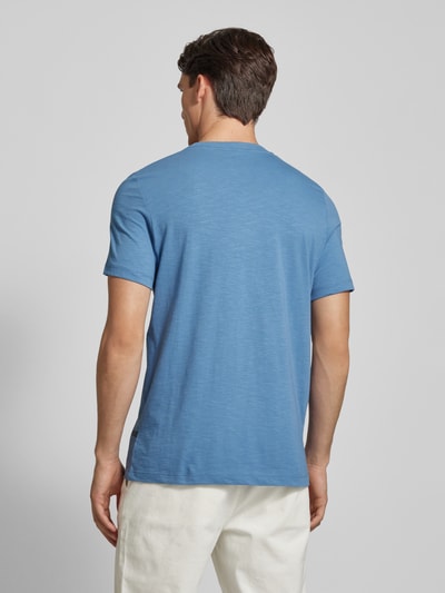 s.Oliver RED LABEL Regular fit T-shirt met motiefprint Bleu - 5