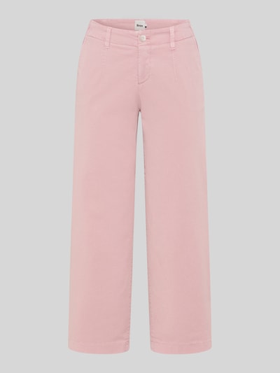 Produktfoto, Wide Leg Jeans aus Lyocell-Mix Modell 'STYLE.MAINE S' von Brax in Rosa, unifarben mit Gürtelschlaufen und Eingrifftaschen
