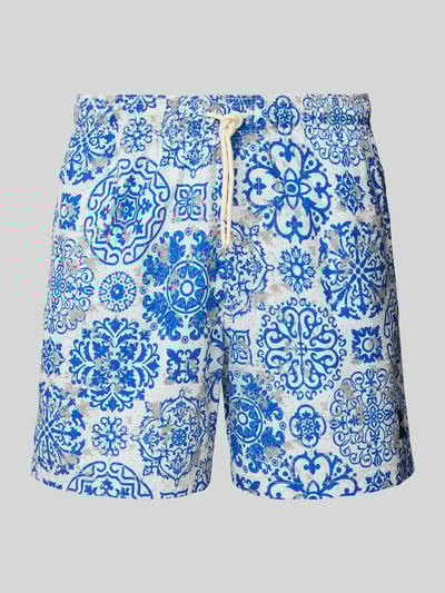 Jack & Jones Zwembroek met steekzakken opzij, model 'MAUI' Lichtblauw - 1