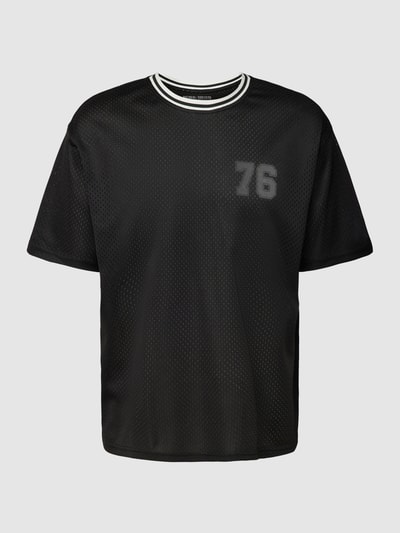 MCNEAL T-Shirt mit Strukturmuster Black 2