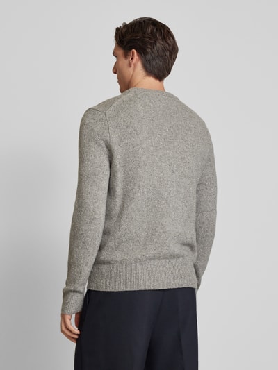 Michael Kors Strickpullover mit Rundhalsausschnitt Modell 'DONEGAL' Mittelgrau 5