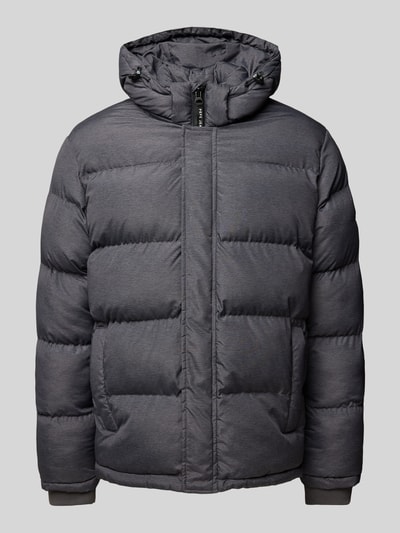 Pepe Jeans Steppjacke mit Kapuze Modell 'Tobias' Dunkelgrau 2