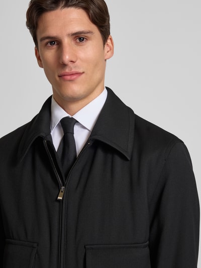 BOSS Regular Fit Bomberjacke mit Wolle Modell 'CHARLY' Black 3