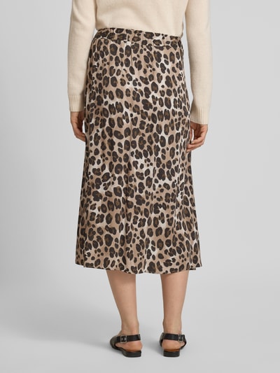 Smith and Soul Midi-rok met plooien Beige - 5