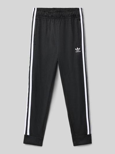 adidas Originals Regular fit sweatpants met logostitching, model 'Track' Zwart - 1