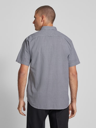 Tommy Hilfiger Regular fit vrijetijdsoverhemd met rasterruit, model 'FLEX GINGHAM' Marineblauw - 5