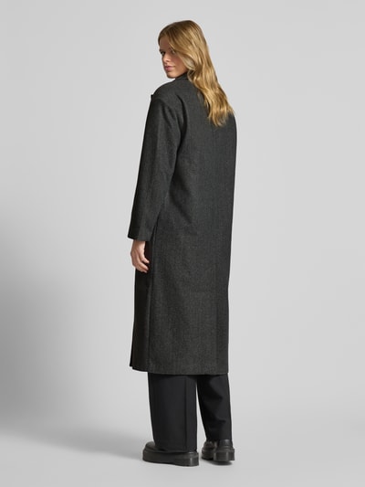 Only Regular Fit Trenchcoat mit steigendem Reverskragen Modell 'BLAKE LIFE' Anthrazit Melange 5