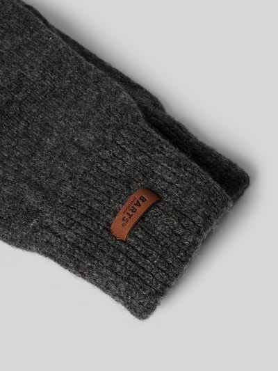 Barts Handschuhe mit Label-Detail Modell 'HAAKON' Anthrazit 2