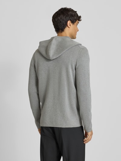 Marc O'Polo Regular Fit Strickjacke aus reiner Baumwolle Hellgrau 5