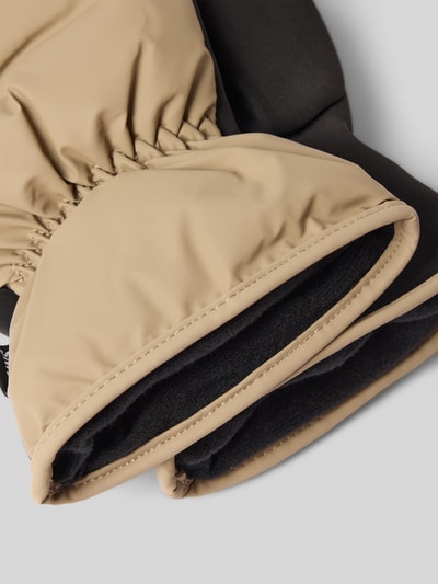 RAINS Handschuhe mit Steppnähten Modell 'Lohja' Beige 2