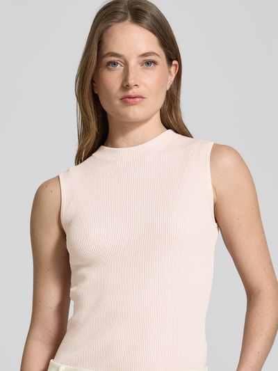 BOSS Gebreide top met turtleneck, model 'FESKIES' Lichtroze - 3