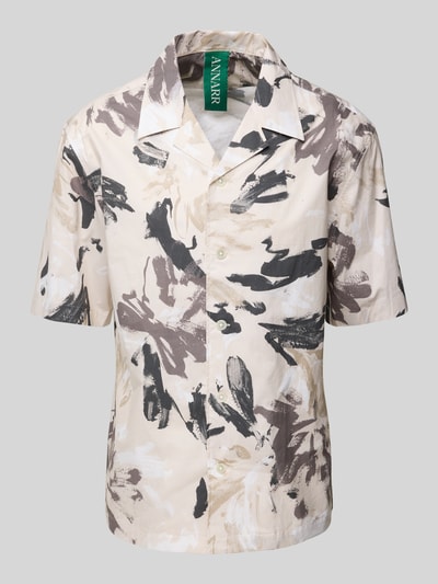 ANNARR Relaxed fit vrijetijdsoverhemd met reverskraag Zand - 2