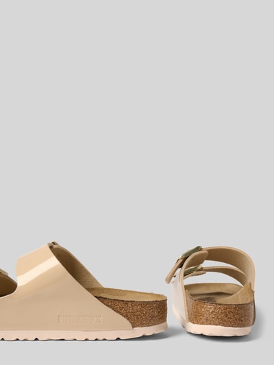 Birkenstock Slides mit Dornschließen Modell 'Arizona' Beige 2