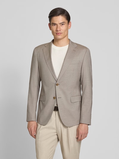 JOOP! COLLECTION Slim Fit 2-Knopf-Sakko mit Pattentaschen Beige 4