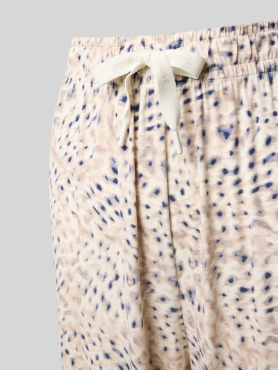 BOSS Regular fit pyjamabroek van viscosemix Beige - 2