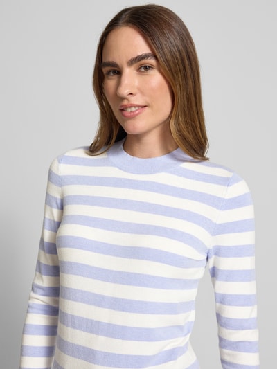 Christian Berg Woman Gebreide pullover met ronde hals Lavendel - 3