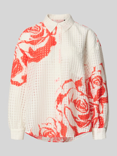 Essentiel Antwerp Bluzka koszulowa o kroju oversized z kołnierzykiem koszulowym model 'JORANGE' Biały 2