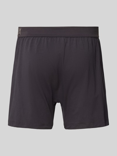 SLG Boxershorts mit elastischem Label-Bund Anthrazit 3