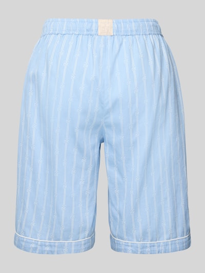 CCDK Copenhagen Spodnie od piżamy z elastycznym pasem model ‘Victoria’ Jasnoniebieski 3