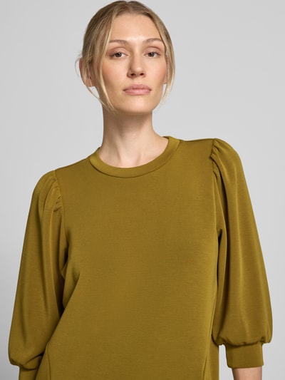 Selected Loose fit sweatshirt van modalmix 'TENNY' Olijfgroen - 3