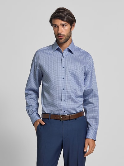 ETERNA Comfort Fit Business-Hemd mit Kentkragen Bleu 4