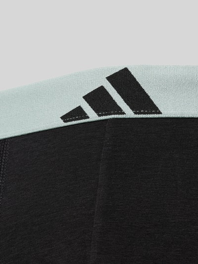Produktfoto, Trunks im 3er-Pack aus Baumwoll-Mix von adidas Sportswear, efekt: jednolity kolor, nadruk z logo, elastyczny ściągacz, wykończenie materiału: dżersej, materiał: mieszanka bawełny