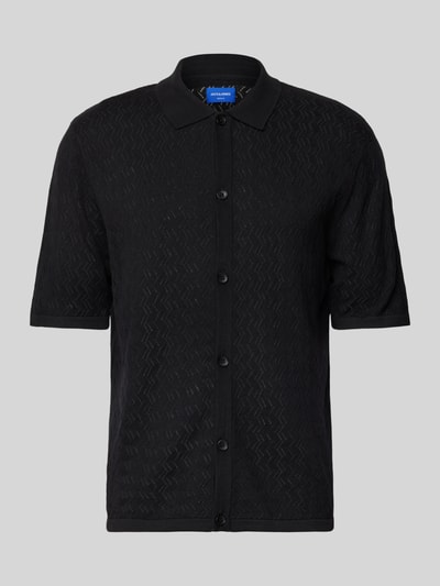 Jack & Jones Regular Fit Freizeithemd mit Polokragen Modell 'TYLER' Black 2