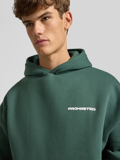 PROHIBITED Oversized hoodie met capuchon Donkergroen - 3