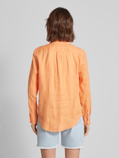 Polo Ralph Lauren Overhemdblouse met labelstitching Oranje - 5