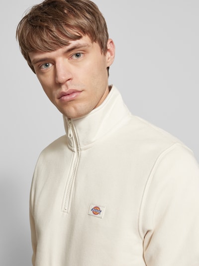 Dickies Sweatshirt mit Stehkragen Offwhite 3