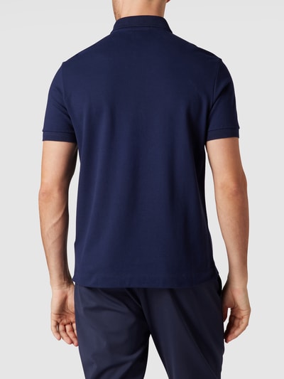 Lacoste Poloshirt mit Label-Patch Marine 5