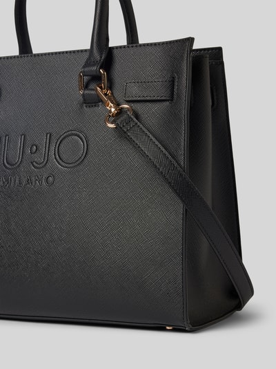 Liu Jo White Handtasche mit Label-Detail Modell 'HALONA' Black 3