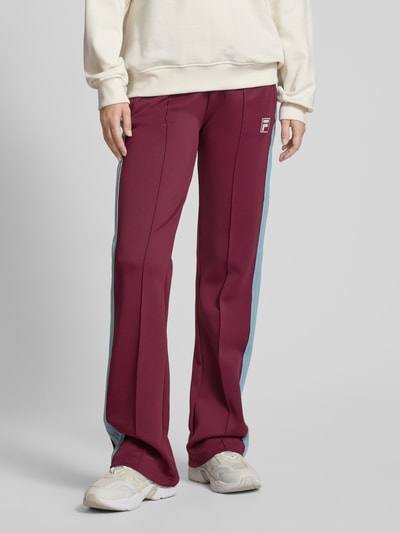 FILA Joggingbroek met elastische band, model 'COMO' Donkerrood - 4