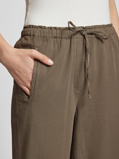 Marc O'Polo Regular Fit Stoffhose mit verkürztem Schnitt Mittelbraun 3