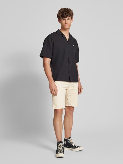 Blend Korte slim fit broek met tunnelkoord, model 'BLIZZARD' Zand - 1