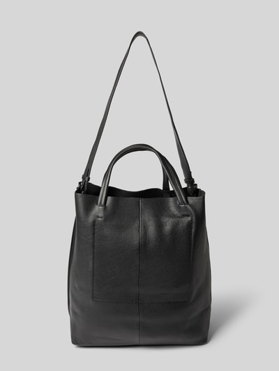 LIEBESKIND BERLIN Handtasche aus Leder mit Label-Detail Modell 'HERA' Black 5