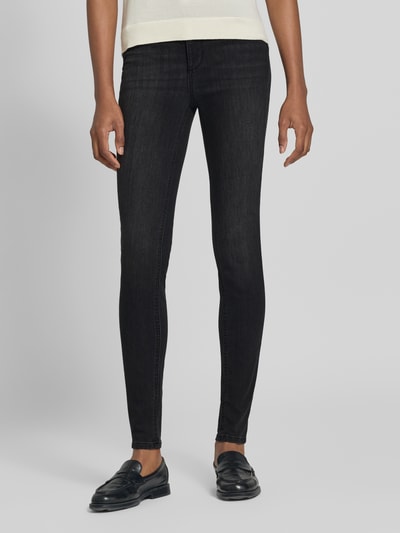 Liu Jo White jeansy o kroju slim fit z mieszanka bawełny model "DIVINE" Czarny 4
