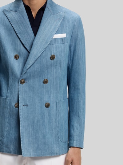 BOSS Regular Fit Sakko aus reiner Baumwolle Modell 'C-HANRY' Hellblau 6