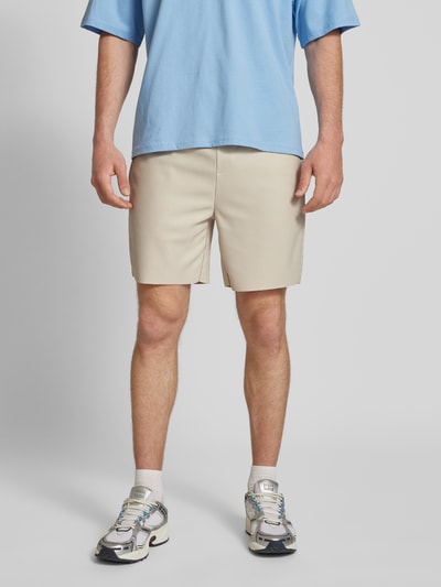 Only & Sons Regular fit korte broek met structuurmotief, model 'DRUM LIFE' Zand - 4