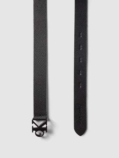 Calvin Klein Jeans Gürtel in Leder-Optik Modell 'HARDWARE' Schwarz 3