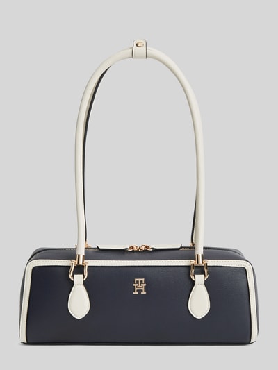 Tommy Hilfiger Henkeltasche in Leder-Optik Modell 'TH GRACE SHOULDER BAG' Dunkelblau 2